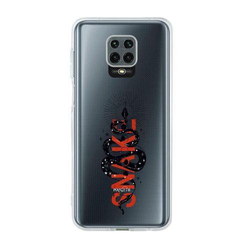 Xiaomi Redmi Note 9 Pro Snake Premium Şeffaf Silikon Kılıf