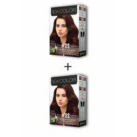 2X2 Tüp Krem Saç Boyası Seti Sıcak Çikolata No:5.77