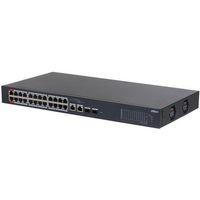 DAHUA CS4226-24ET-240 24 PORT 10/100 POE PORT + 2XGIGABIT RJ45/2XSFP COMBO YÖNETİLEBİLİR RACKMOUNT SWITCH
