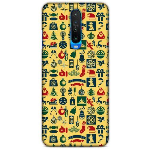 Yılbaşı Süsleri 12 Xiaomi Redmi K30 5G Kılıf Silikon Kapak