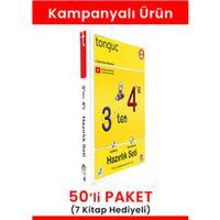 3'ten 4'e Hazırlık Seti 50' li Paket (7 Set Hediyeli)