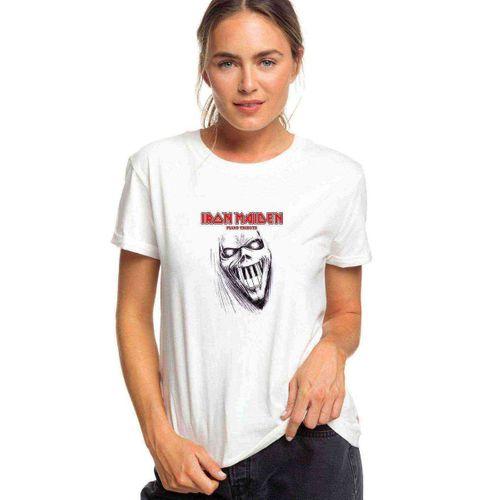 IRON MAIDEN PIANO TRIBUTE Baskılı Beyaz Kadın Tshirt