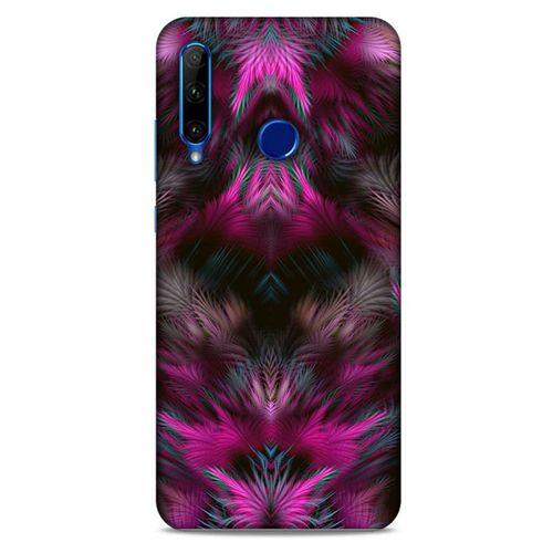 Huawei Y6P Kılıf Desenli Özel Seri Tüyler (40) Fit Silikon Kılıf
