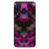 Huawei Y6P Kılıf Desenli Özel Seri Tüyler (40) Fit Silikon Kılıf