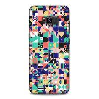 Samsung Galaxy S8 Plus Uyumlu Kılıf Insomnia (40) Fit Silikon Kılıf Minik Kareler