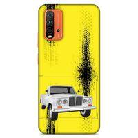 Lopard Xiaomi Redmi Note 9 4g Uyumlu Kılıf PickUpX (16) Kalın Kılıf Kaymak Beyaz