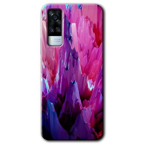 Vivo Y31 2021 Kılıf HD Desen Baskılı Arka Kapak - Abstraction Sharp