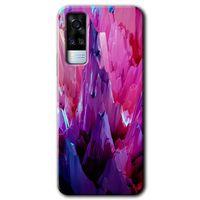 Vivo Y31 2021 Kılıf HD Desen Baskılı Arka Kapak - Abstraction Sharp