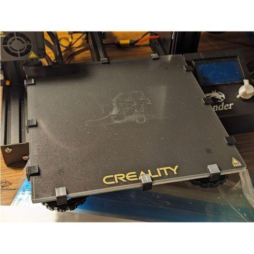 Ender 3 Cam Tabla Klipsi 3D Baskı (Bu ürün Sadece Plastik parçadır - Almadan Önce Soru Sorabilirsiniz)