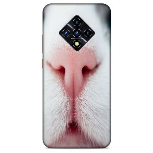 Lopard İnfinix Zero 8 Uyumlu Kılıf Kediler (20) Koruyucu Kılıf Şirin Burun