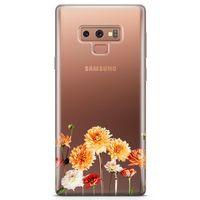 Samsung Galaxy Note 9 Kılıf Buket Çiçek Arka Kapak Koruma Desenli Full Koruyucu