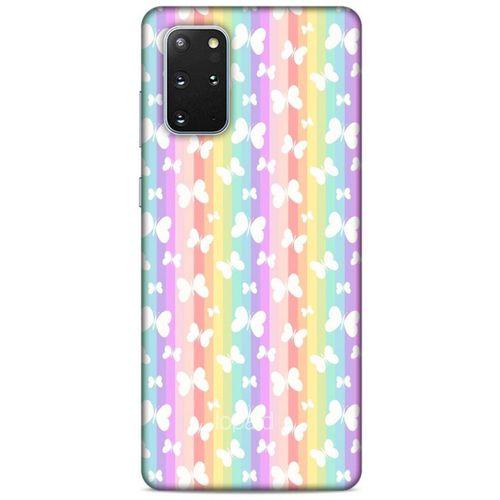 Samsung Galaxy S20 Plus Kılıf Kelebek Etkisi (11) Tam Koruma Su Yeşili