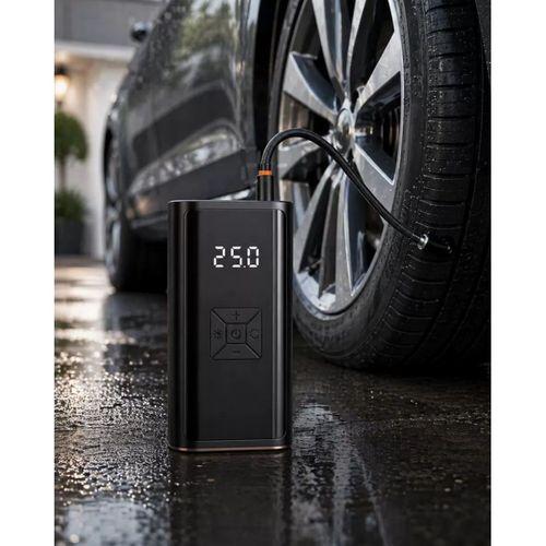 Kablosuz Lastik Şişirme Kompresörü Dijital Ekranlı Powerbank Özellikli H.a Pompası