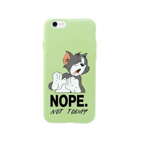 iPhone 8 Tom Nope Not Today Tasarımlı Yeşil Telefon Kılıfı