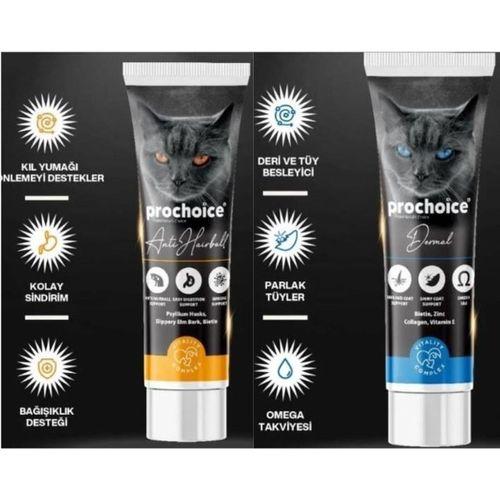 ProChoice Anti Hairball 100 ml + Dermal Paste 100 ml