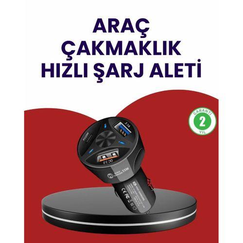 55w Pd Ve Quick Charge 3.0 Destekli Polygold Araç Şarj Adaptörü