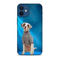 Apple iPhone 12 Mini Kılıf Köpek Kıyafetleri (40) Fit Silikon Kılıf Dalmaçyalı Tşirt