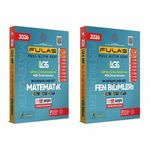 2026 8 Sınıf Full LGS Altın Seri (FULAS) MEB Çıkmış Modüler Soru Bankası Seti Çözümlü SAYISAL SET