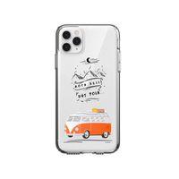 iPhone 11 Pro Rota Belli Desenli Premium Şeffaf Silikon Kılıf