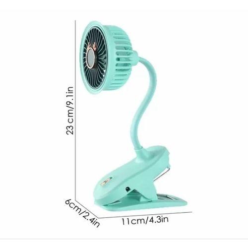 Taşınabilir Mini Klips Bebek Arabası Fanı, Fan Elektrikli Soğutma Hava Sirkülatöründe 360 Derece Dönebilen Klips