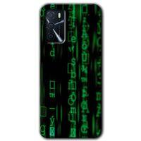 OPPO Oppo A16 Kılıf HD Desen Baskılı Arka Kapak - Matrix