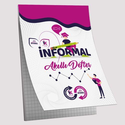 İnformal Akıllı NOT Defteri 1 Adet A5 80 gr 30 Yaprak 60 sayfa