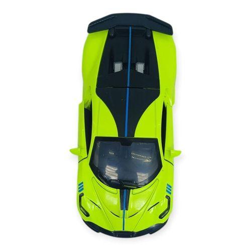 Sesli Işıklı Spor Araba 15 cm - 3241D- Yeşil