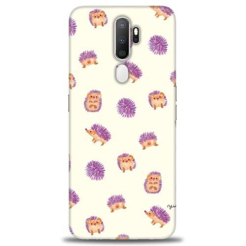 Oppo A5 2020 Kılıf HD Baskılı Kılıf - Minik Kirpiler + Tam Ekran Koruyucu