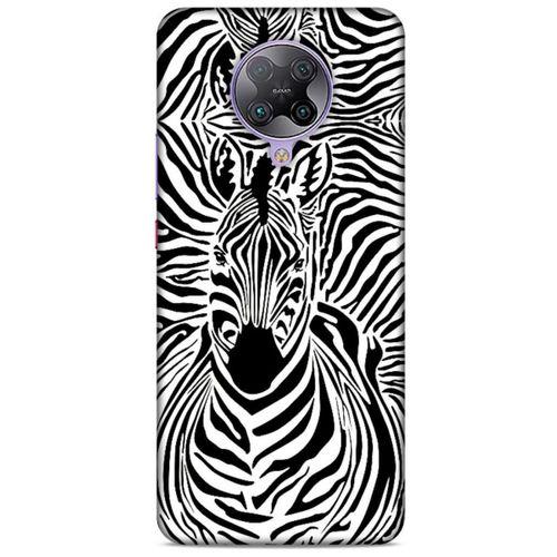 Animax Zebra Silüet Xiaomi Poco F2 Pro Kılıf Desenli Silikon