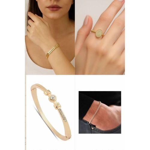 4'Lü Çelik Bijuteri Set -  SNJ-SET4003