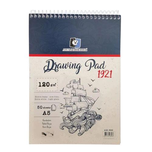 ALEX A5 120 Gram SPİRALLİ DRAWING PAD 50 Yaprak ( ALEX-8966 )