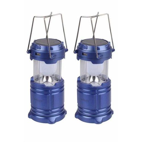 Kamp Lambası Solar Şarjlı Kızaklı Kamp Feneri Led Lamba Işıldak