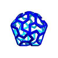 Geometrik Spiral Çokyüzlü Dekor Modeli (Bu ürün Sadece Plastik parçadır - Almadan Önce Soru Sorabilirsiniz)