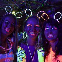 Glow Taç Fosforlu Taç Karışık Renk 12 Adet