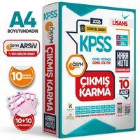 2026 KPSS Lisans Genel Kültür Genel Yetenek ÖSYM Çıkmış Karma Karakutu 10lu Deneme Dijital Çözümlü