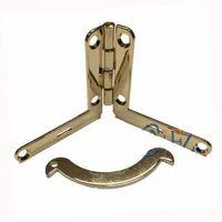 Makaslı Menteşe - 16x36x76mm, Gold, 1 Adet