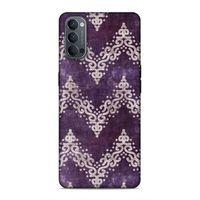 Oppo Reno 4 Uyumlu Kılıf Romans (49) Ultra Silikon Kılıf Mor