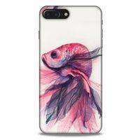 Y.Liva-2020 (Derine) Apple Iphone 7 Plus Kılıf Silikon Kapak Desenli