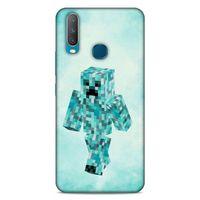Lopard General Mobile GM 20 Pro Uyumlu Kılıf PiXel (47) Crystal Flex Kılıf Diamond Creeper
