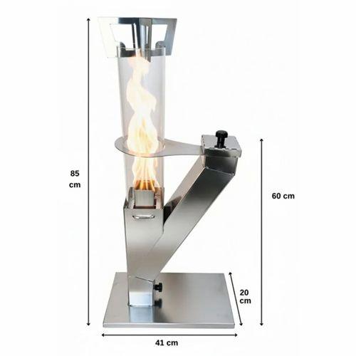 Kamp Ayısı® Mini Roket™ Camlı Pelet Sobası, Pürmüz ve Pelet Hediyeli