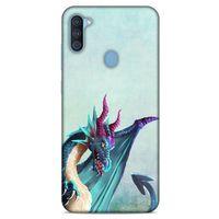 Samsung Galaxy A11 Kılıf Dragons (19) Kılıfları Mavi Ejderha