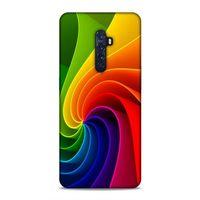 Oppo Reno 2 Kılıf Ruzgar Gulu Arka Kapak Silikon Koruma Full Koruyucu