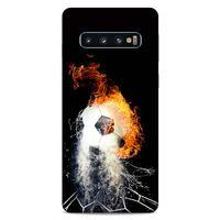 Lopard Samsung Galaxy S10 Uyumlu Kılıf FireX (35) Fit Design Kılıf Futbol