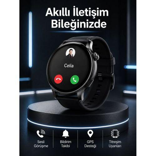 Akıllı Saat Bildirim Görme Amoled Ekran Gps Uyumlu Sesli Görüşme