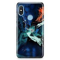 Xiaomi Redmi Note 6 Pro Kılıf Hayal Damlaları Arka Kapak Koruma Desenli Full Koruyucu