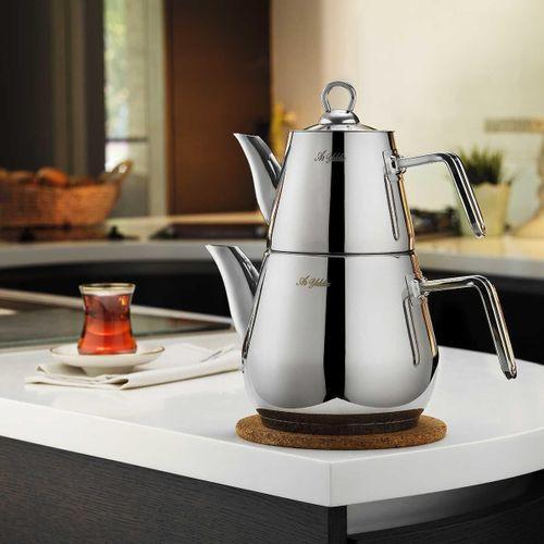 Aryıldız Solid Büyük Boy Çaydanlık Takımı 2 Litre Ar243060