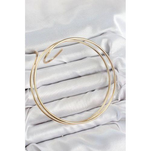 Pirinç Sarmal Model Gold Renk Pazu Bileklik