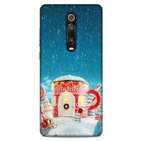 Xiaomi Mi 9T Kılıf Snowix (3) Kapak Kırmızı Mavi