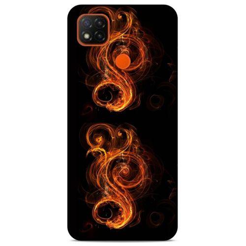 Lopard Xiaomi Redmi 9C Uyumlu Kılıf FireX (23) Ultra Koruma Kılıfı Ateşten Simge