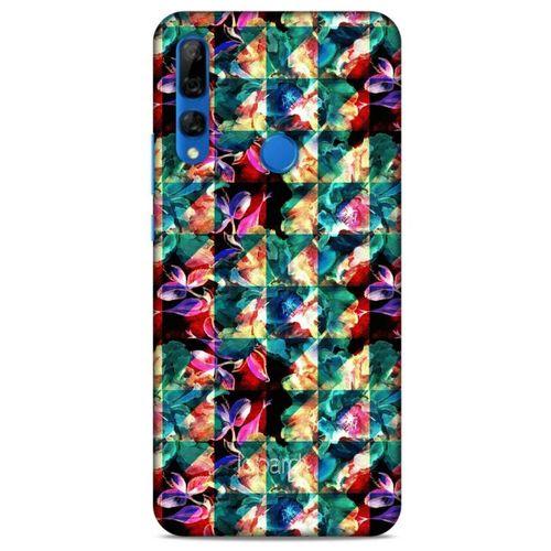 Huawei Y9 Prime 2019 Kılıf Kelebek Etkisi (17) Tasarım Kılıf Turkuaz Yeşil